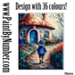 Little boy in the mushroom village