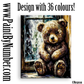 Toy bear in the window