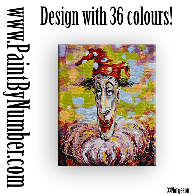 Clown in a cap