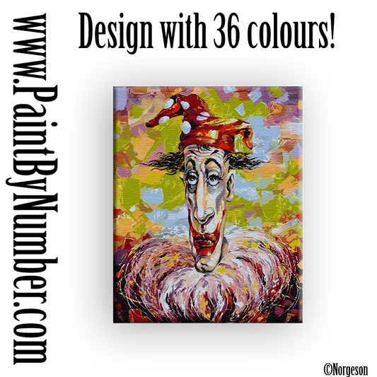 Clown in a cap