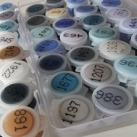 Full set of paint